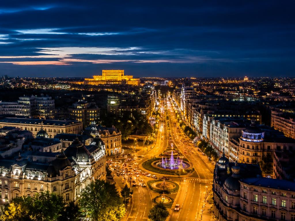 City view in Romania